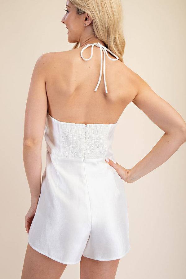 Pearl White Romper