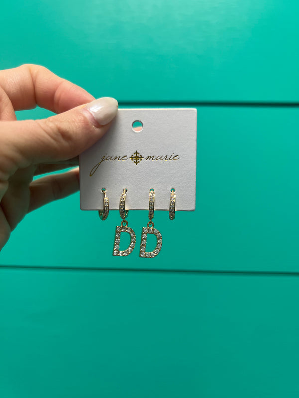 Crystal Huggie Earring - Set of 4!