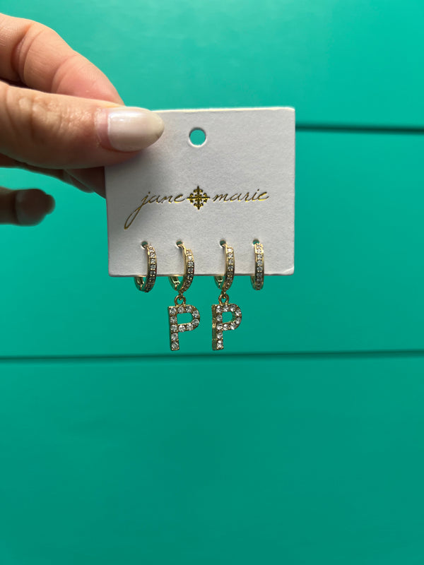 Crystal Huggie Earring - Set of 4!