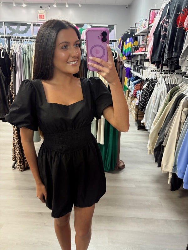 Puff Short Sleeve Romper | FINAL SALE