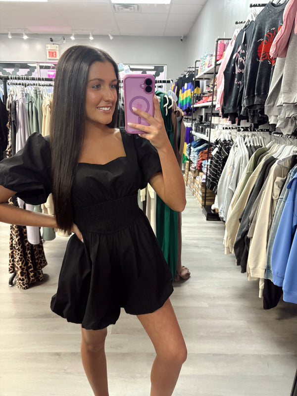 Puff Short Sleeve Romper | FINAL SALE