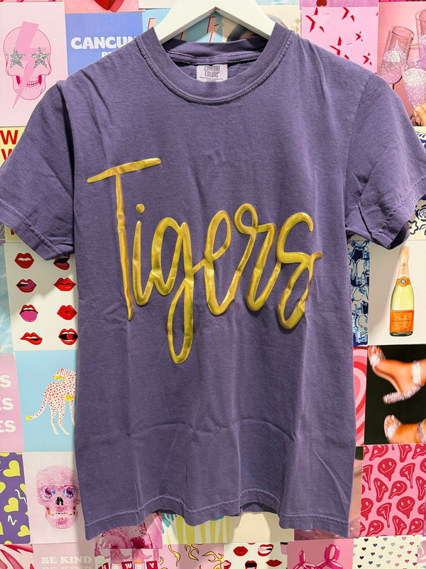 Tiger Gold Puff Tee