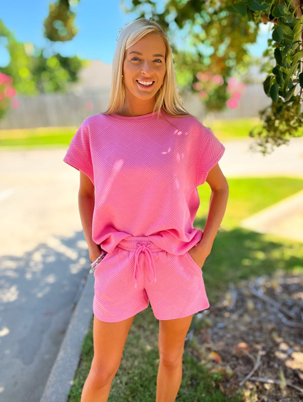 Round the World Textured Top - ONLINE ONLY