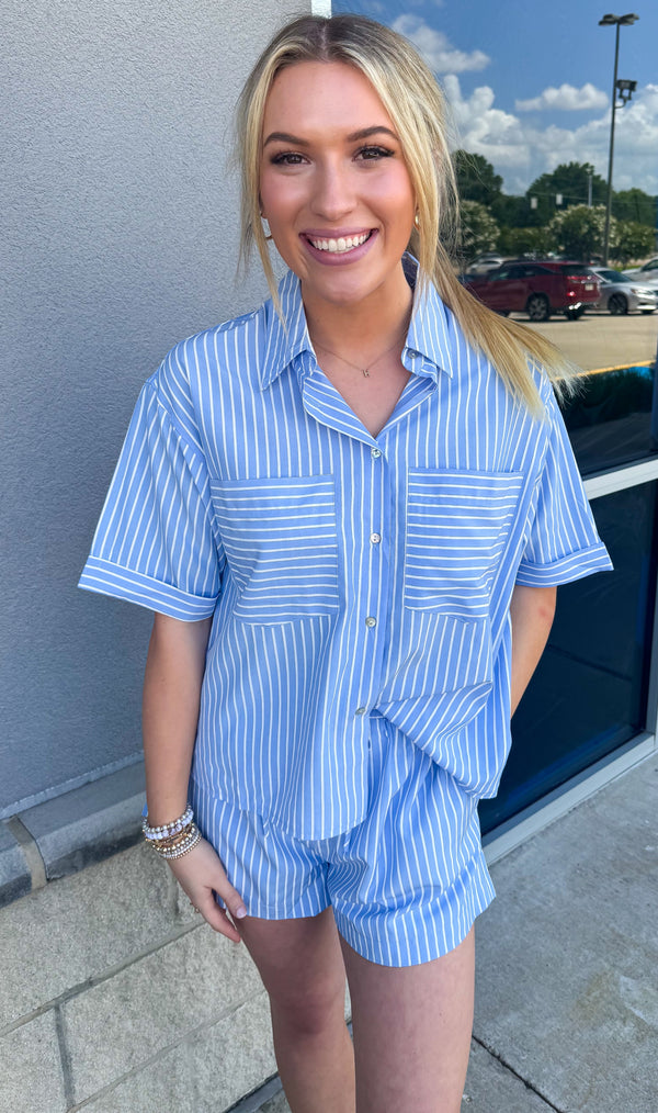 Blue Skies Stripe Set