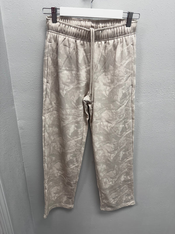 Fleece Camo Sweatpants | Beige