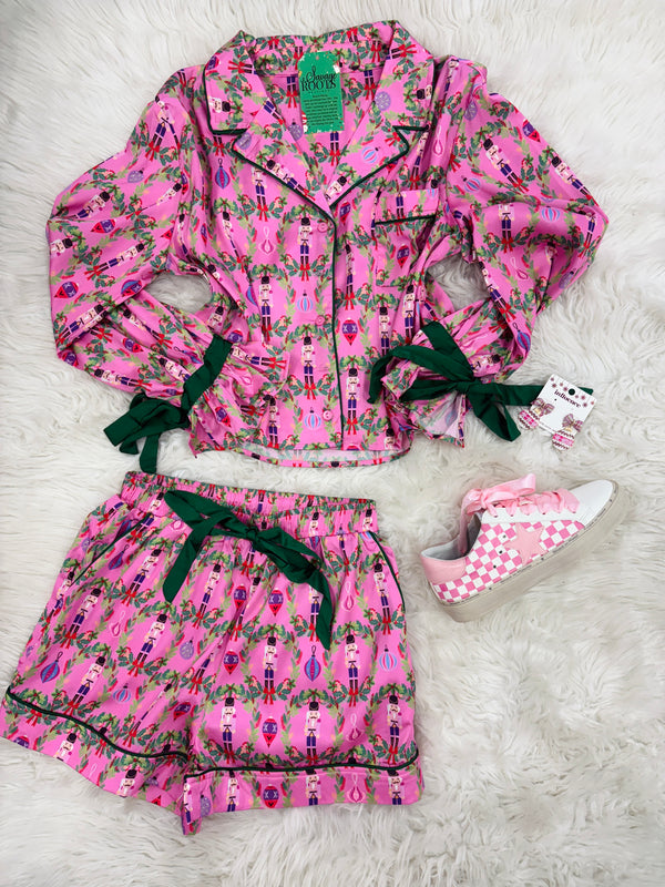 Candy Lane Nutcracker Pajamas