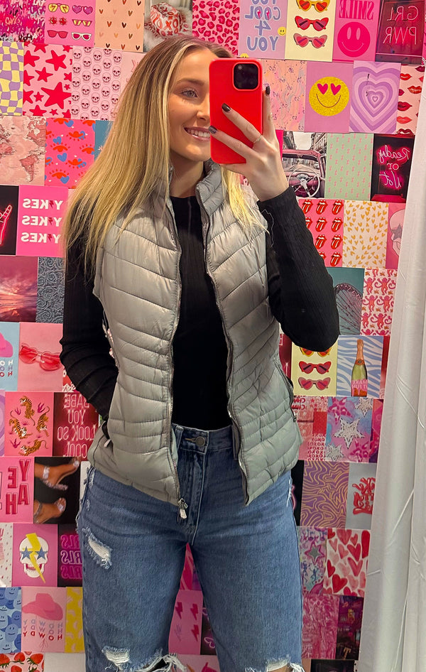 The Sabrina Vest Grey