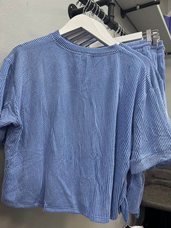 My Way Ribbed Round Neck Set