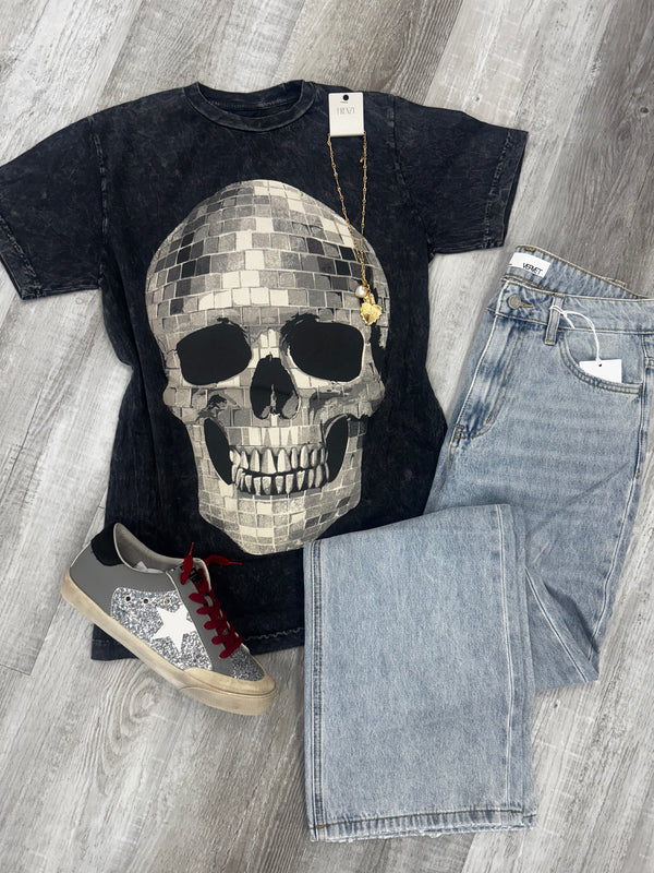 Skull Disco Ball Tee