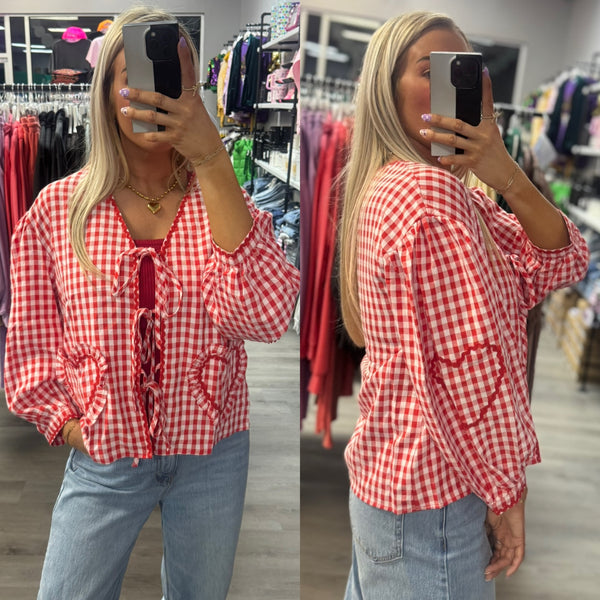 All the Love Top - Red