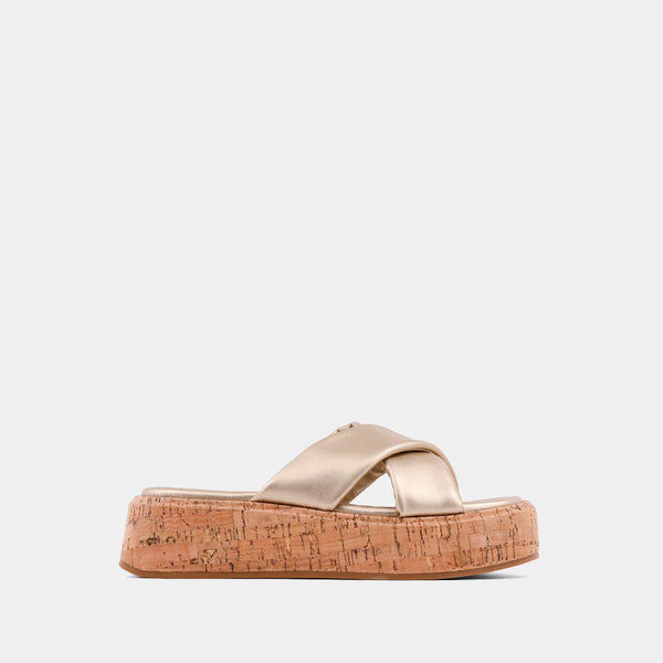 The Lydia Sandal Gold | SHU SHOP