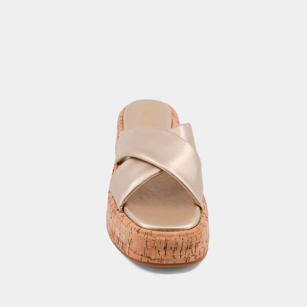 The Lydia Sandal Gold | SHU SHOP