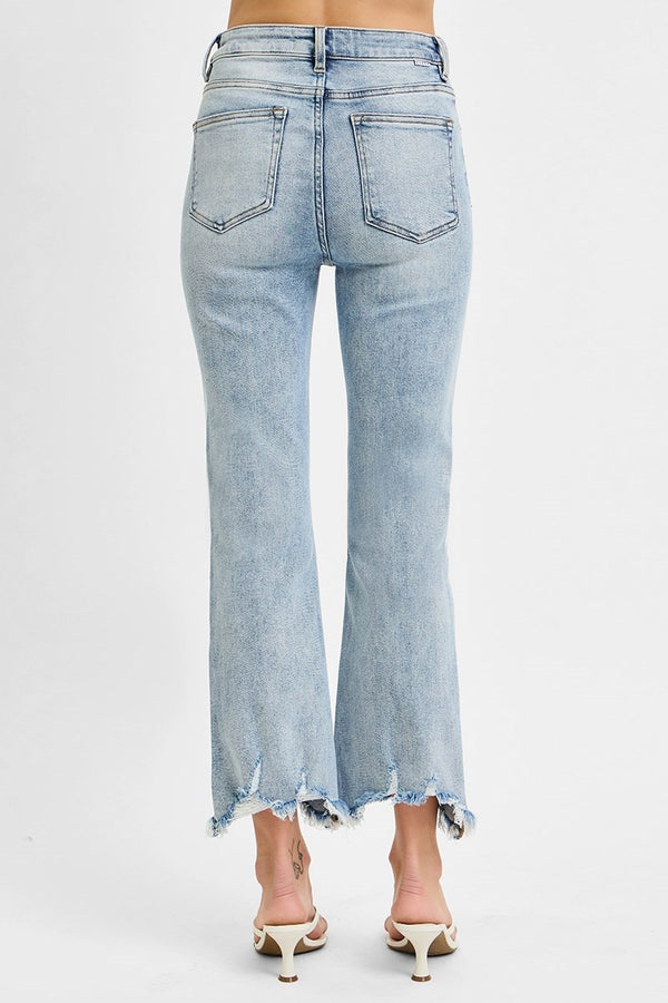 The Bella High Rise Crop Denim
