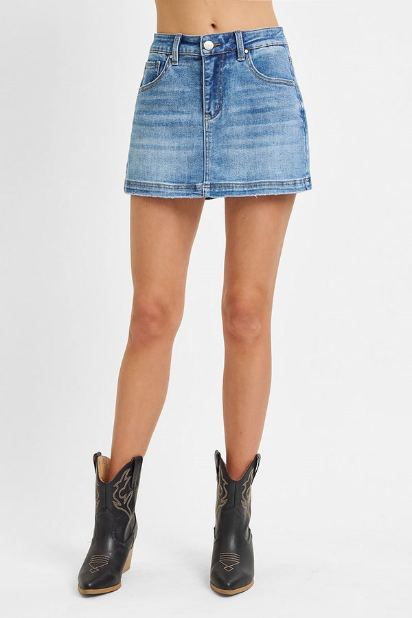 The Bridget Denim Skort