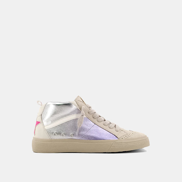 The Riley Sneaker - Lilac and Pink