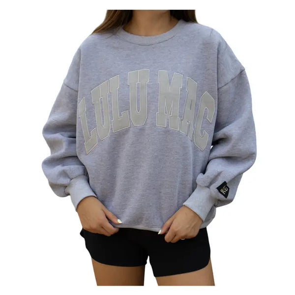 Light Grey Lulu Mac Sweatshirt