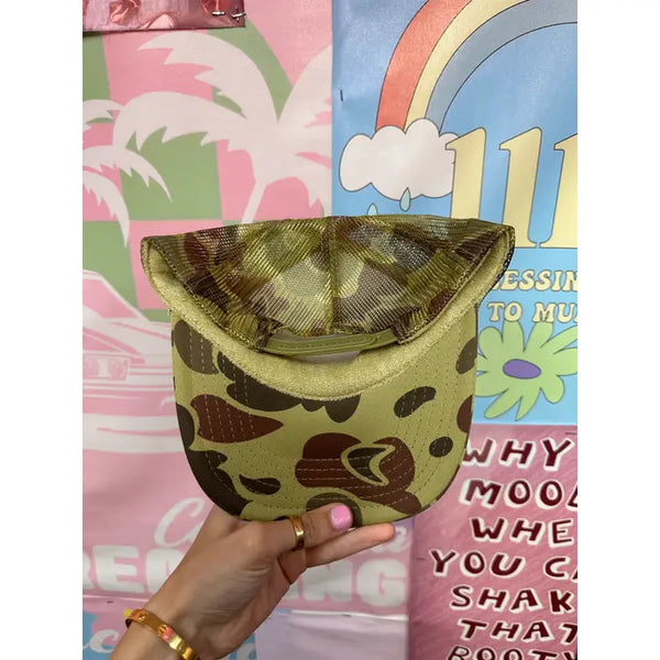 Support Day Drinking Trucker Hat: Embroidery