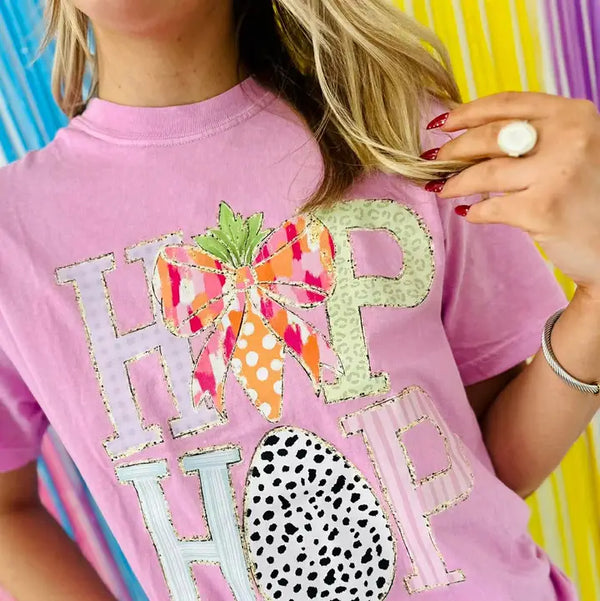 Hip Hop Easter Spring Pastel Polka Dot Tee