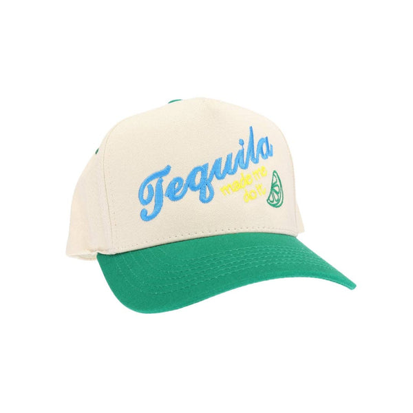 Tequila Made Me Embroidered Trucker Hat