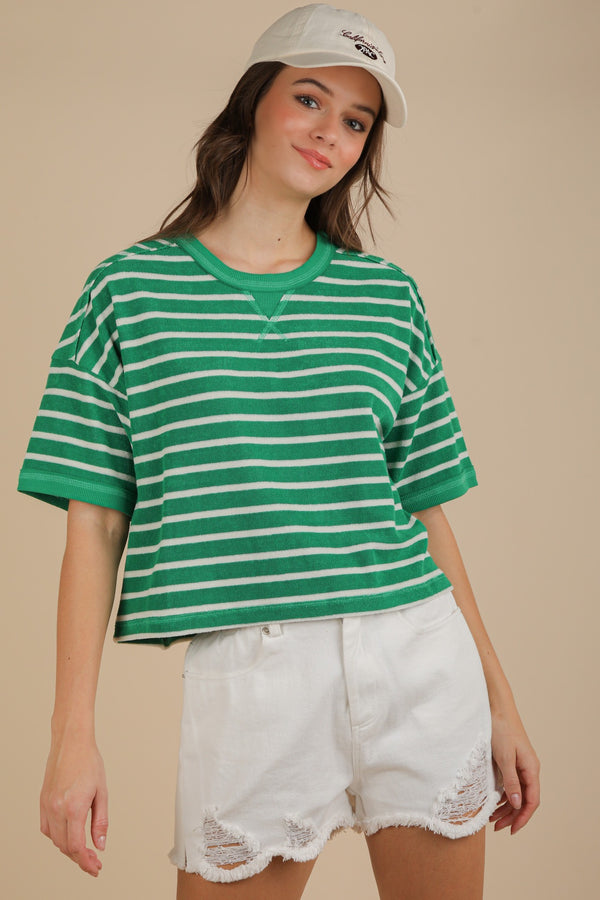 Good Day on the Greens Stripe Top