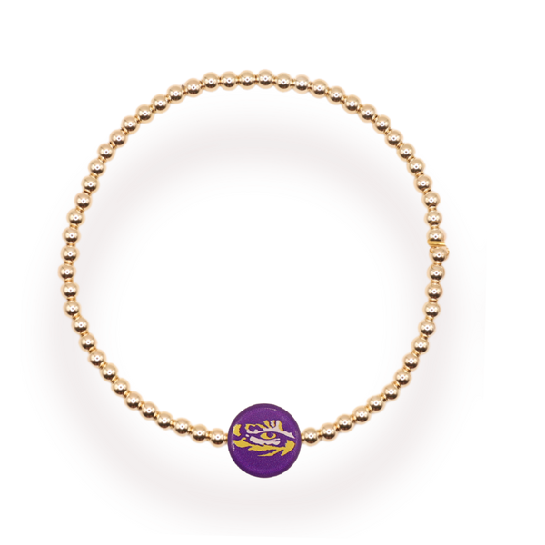 LSU/Tigers Logo Bracelet