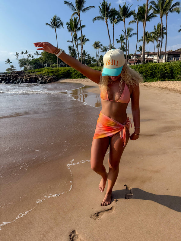 Tipsy Embroidered Trucker Hat