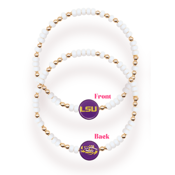 LSU/Tigers Logo Bracelet
