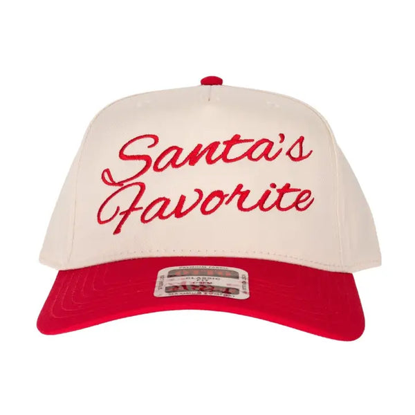 Santa's Favorite Embroidered Trucker Hat