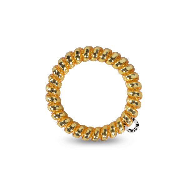 Sunset Gold - Large Spiral Hair Coils, Hair Ties, 3-pack