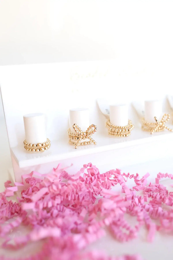 Gold Bow Rings
