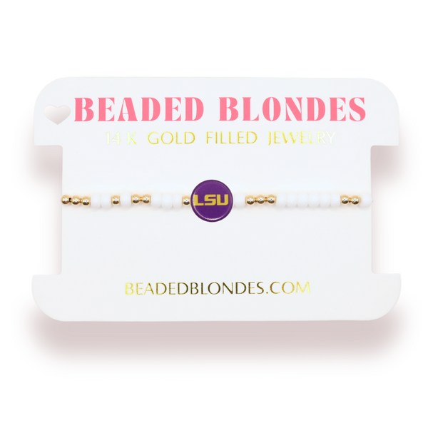 LSU/Tigers Logo Bracelet