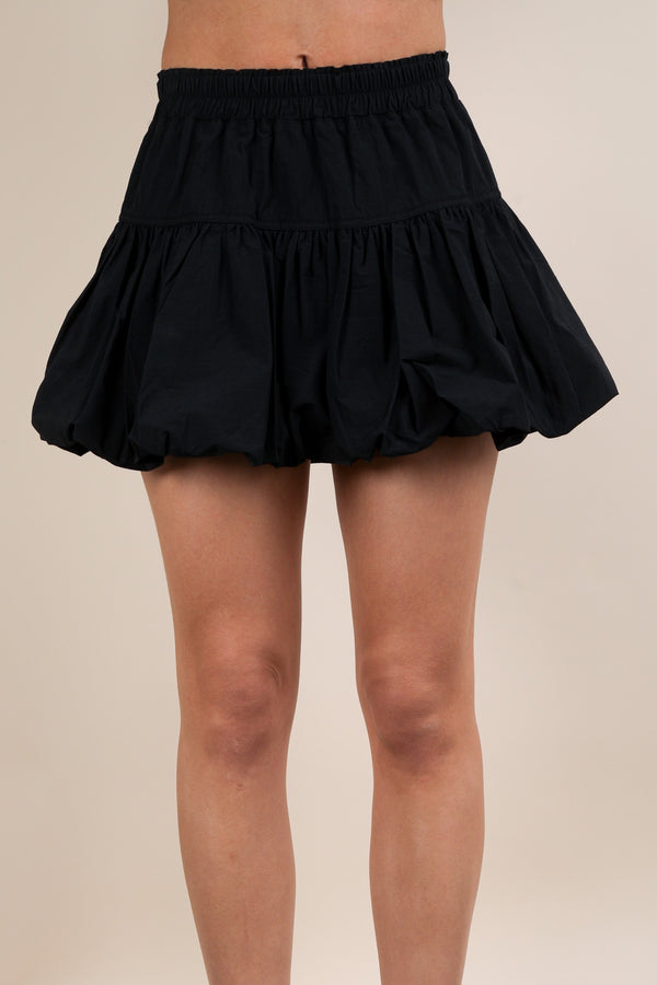 Tell You Why Bubble Mini Skirt With Inner Shorts
