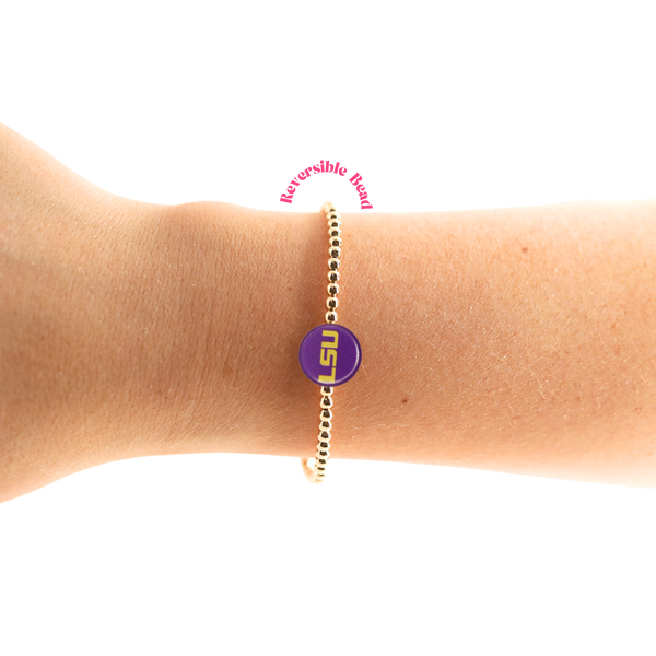 LSU/Tigers Logo Bracelet