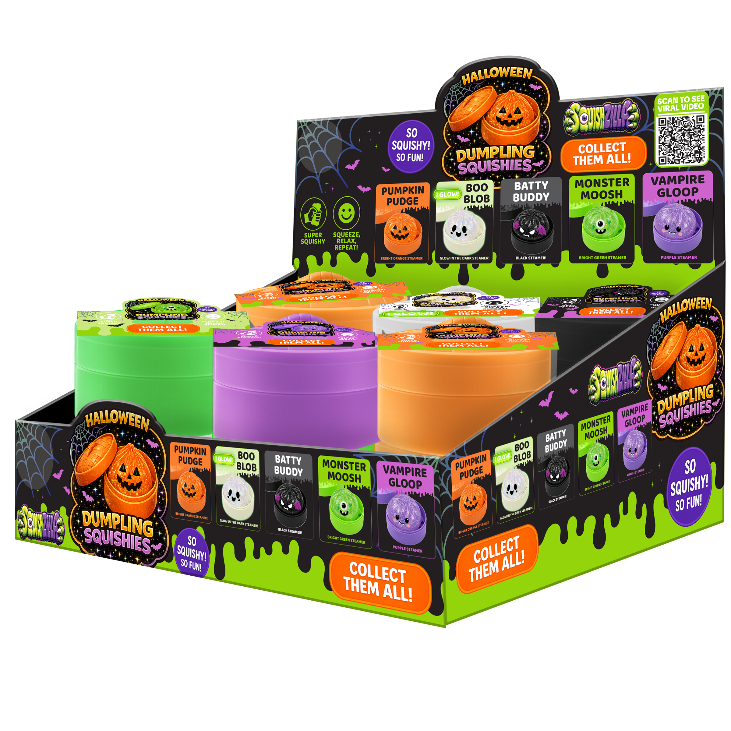 Fun Doh Spooky Mystery Dumpling Squishy Toy – Savage Roots Boutique