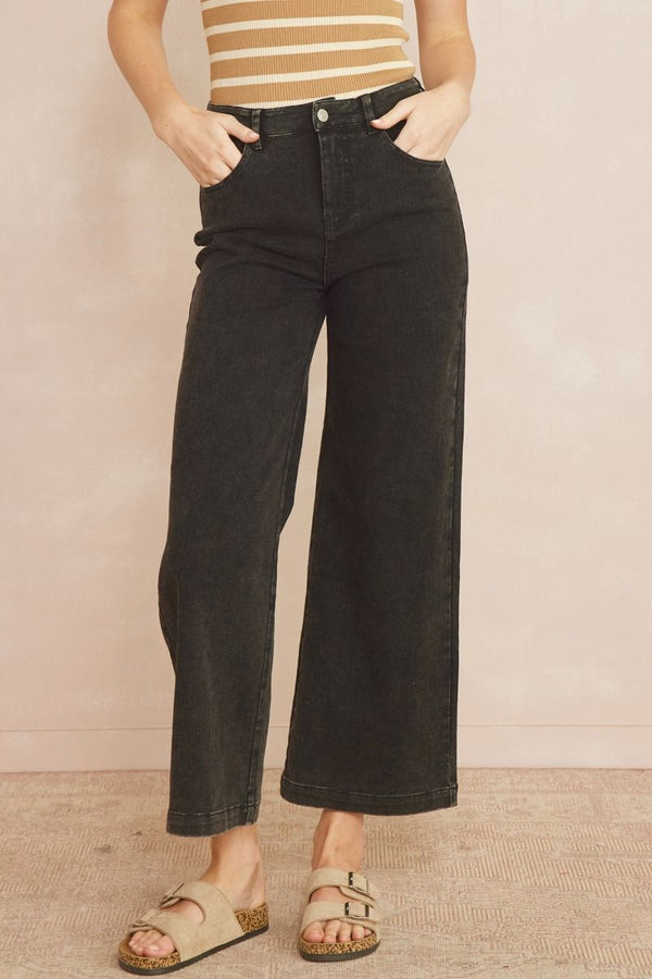 Days Like These Black Denim Pants