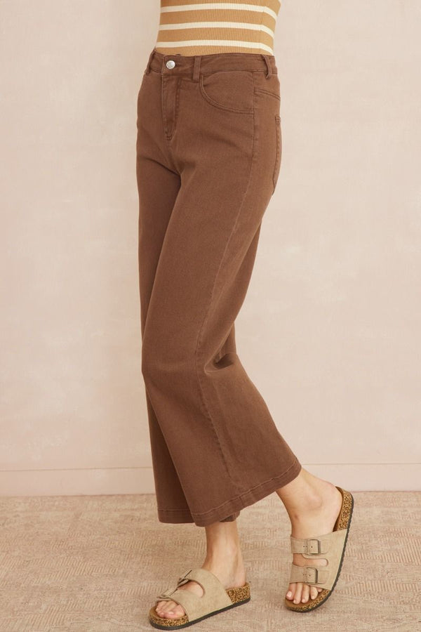 Days Like These Brown Denim Pants