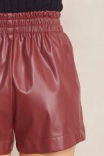 Perfectly You Faux Leather Shorts