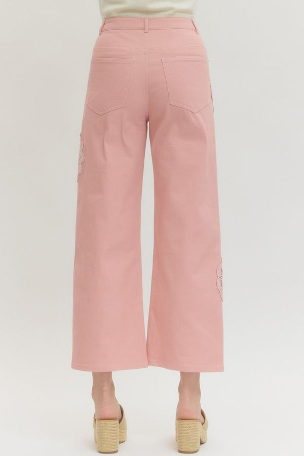 Bloom & Lace Wide Leg Pants