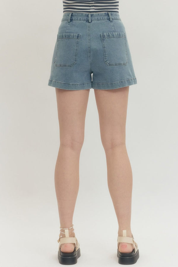 Sunny Side Denim Shorts