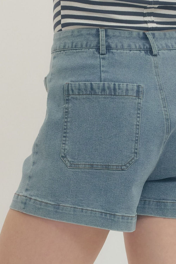 Sunny Side Denim Shorts