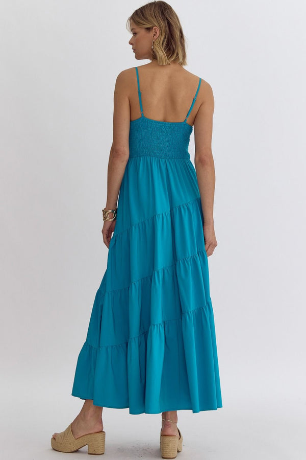 Aqua Waters Maxi Dress