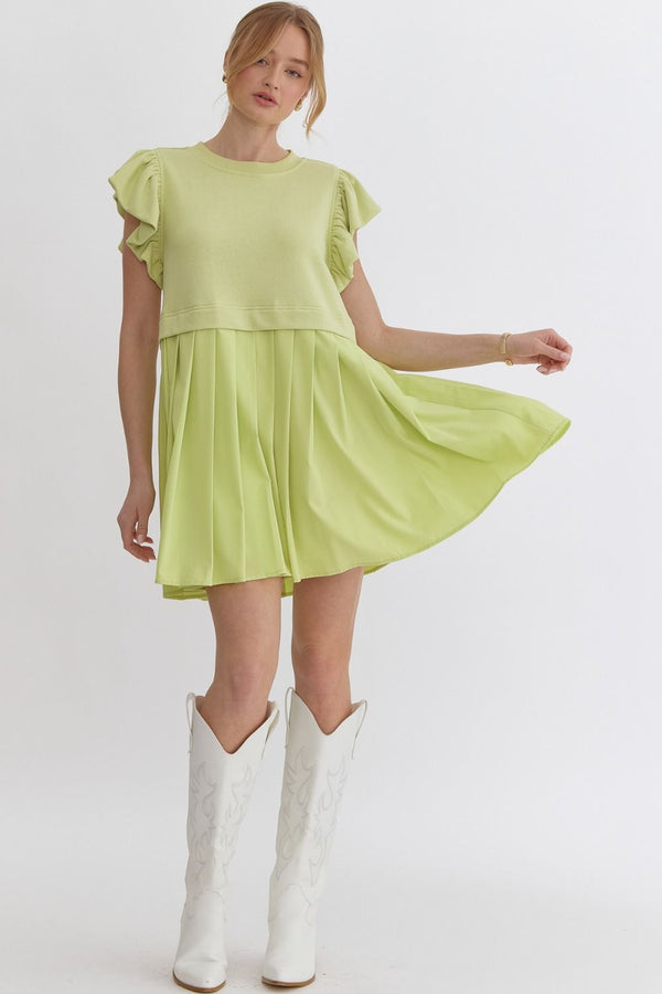Lively in Lime Dress