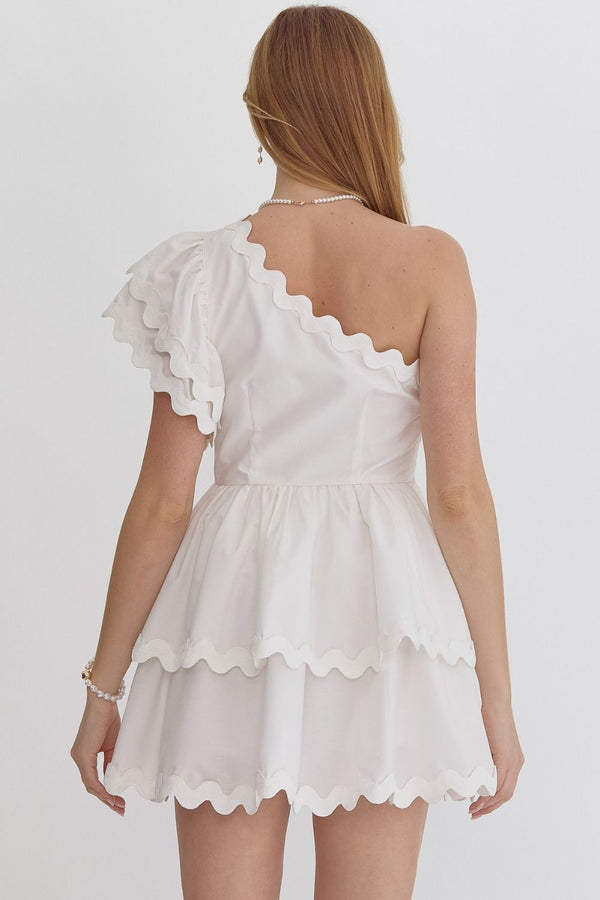 Think of Me Romper |White