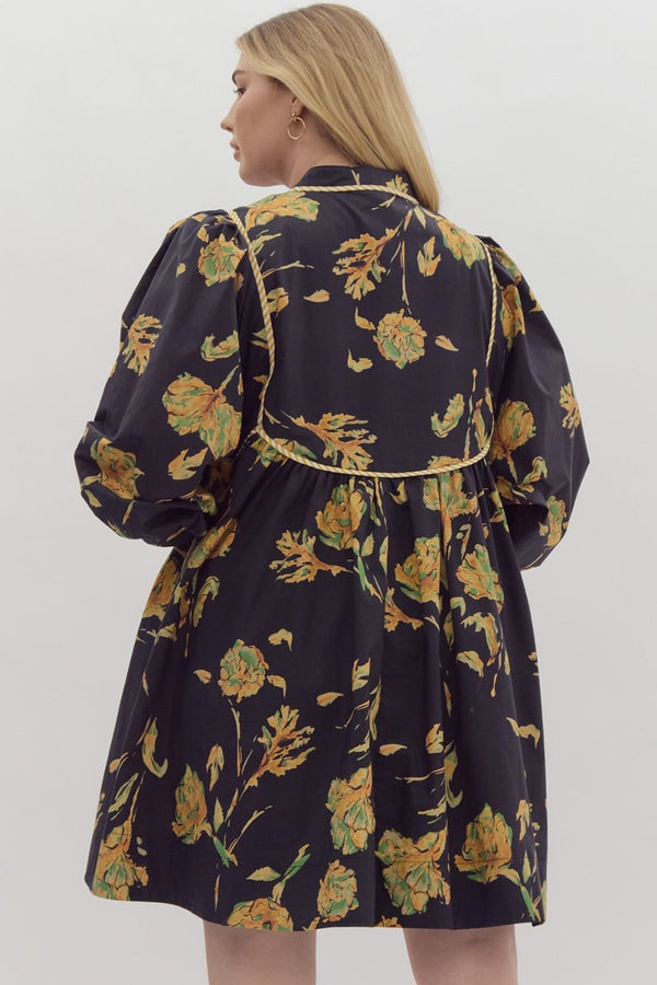 Feeling Radiant Dress- Black