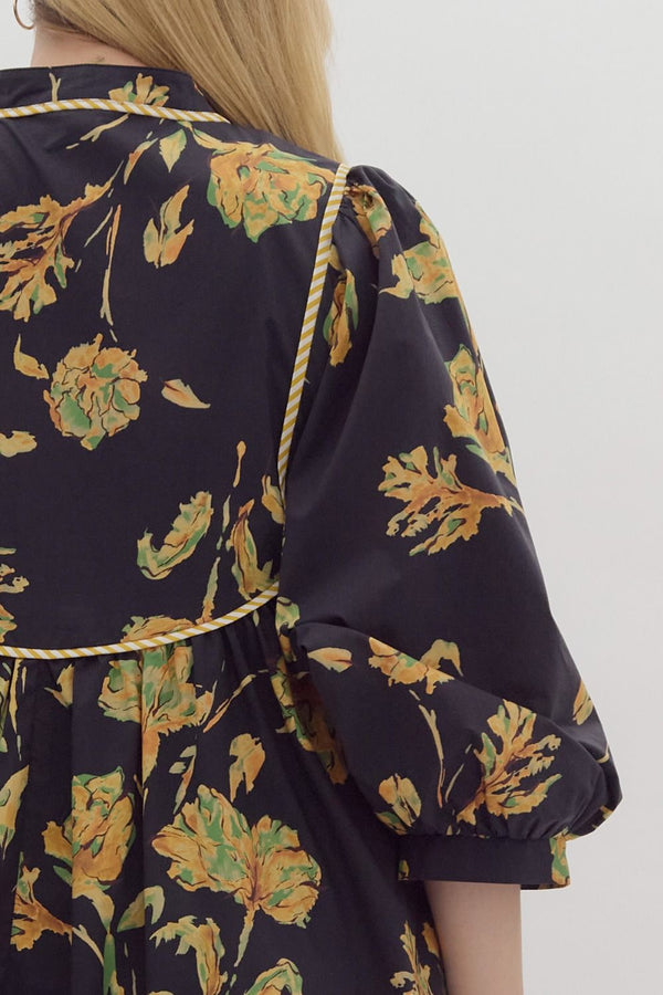 Feeling Radiant Dress- Black