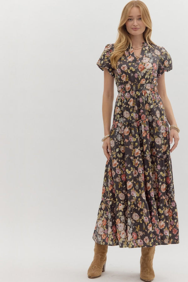 Autumn Floral Dreams Dress
