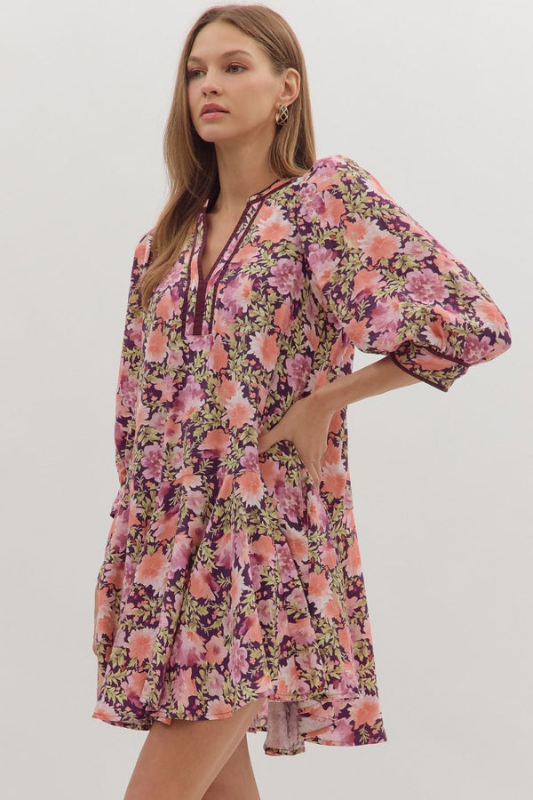 Secret Gardens Plum Dress