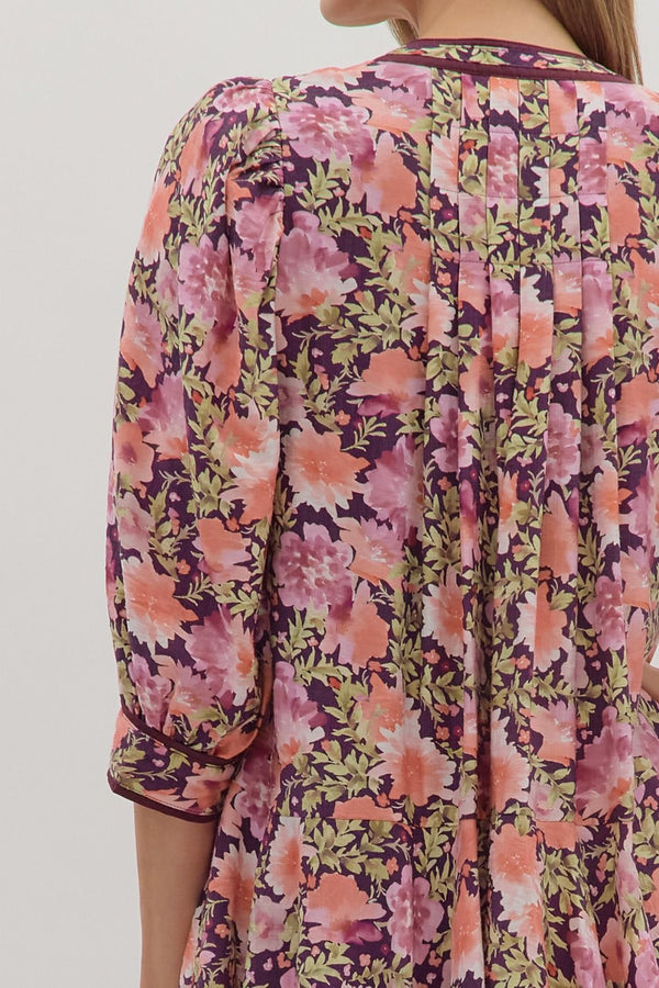 Secret Gardens Plum Dress