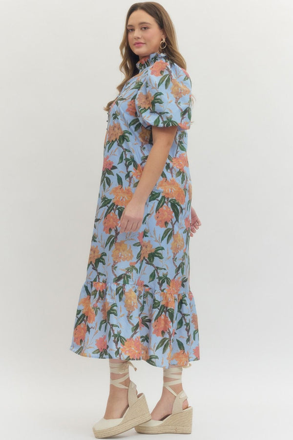 The Sweet Southern Blooms Midi | Plus Size