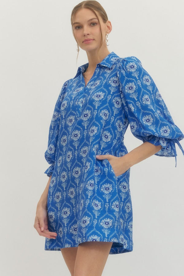 Delicate Daydream Dress | Royal Blue